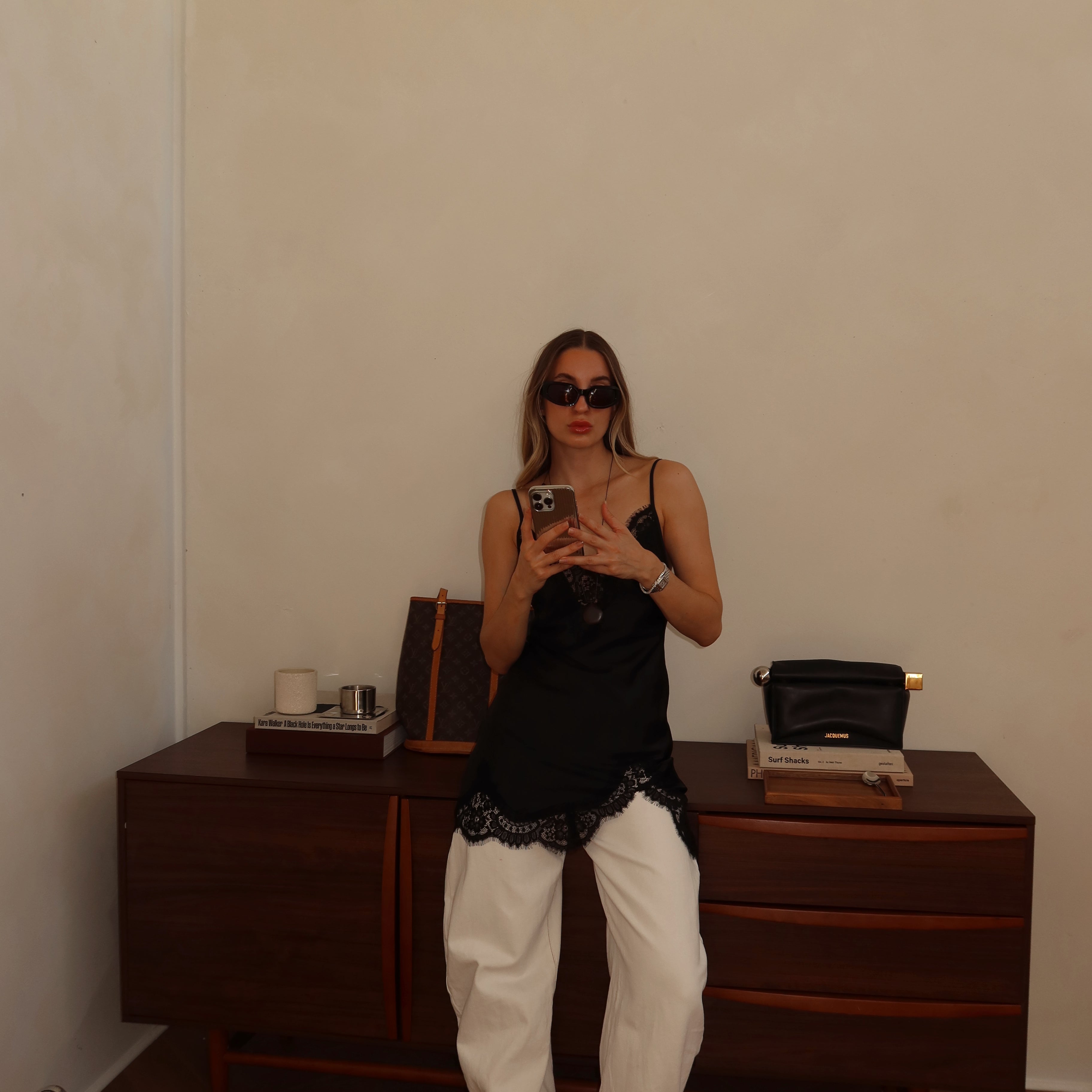 Lace Styling Trends 2025: How Stylish Influencer Dominique Nurtsch Wears the Sian Lace Cami Set, Shorts & Slip