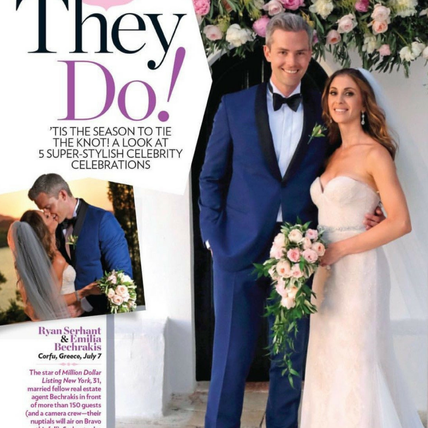 Ryan Serhant and Emilia Bechrakis' Romantic Greece Wedding