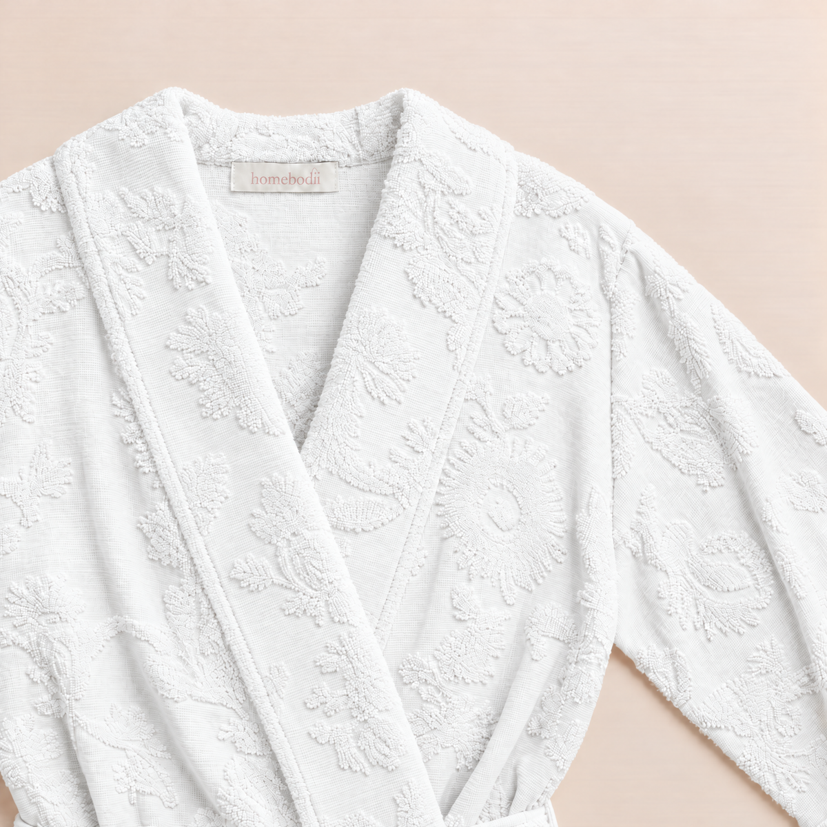 Bondi Towelling Robe - White