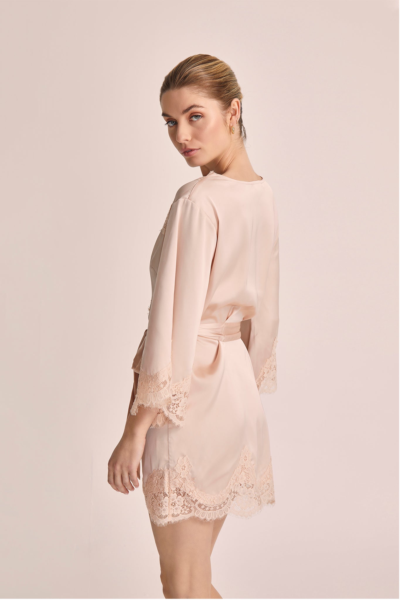 Sian Mini Robe Blush | Homebodii