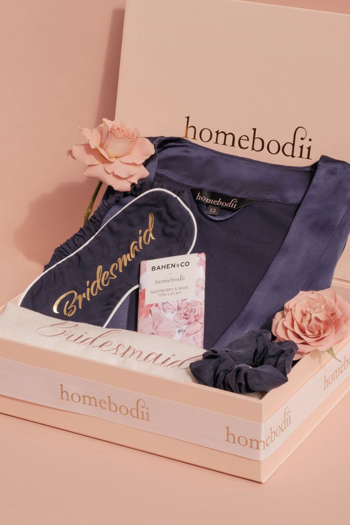 Beautiful Bridesmaid Proposal Hamper By Homebodii  Navy | Homebodii