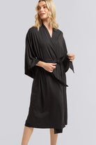 Petra Modal Robe Black | Homebodii