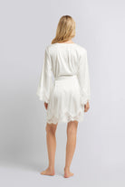 Sian Luxury Satin Personalised  White | Homebodii