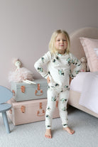 Ruby Pug Knit Fleece Kids Pyjama Set | Homebodii