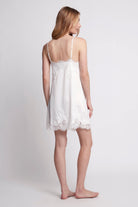 Olivia Luxury Satin Slip White | Homebodii