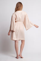 Rebecca Linen Personalised Robe Blush | Homebodii