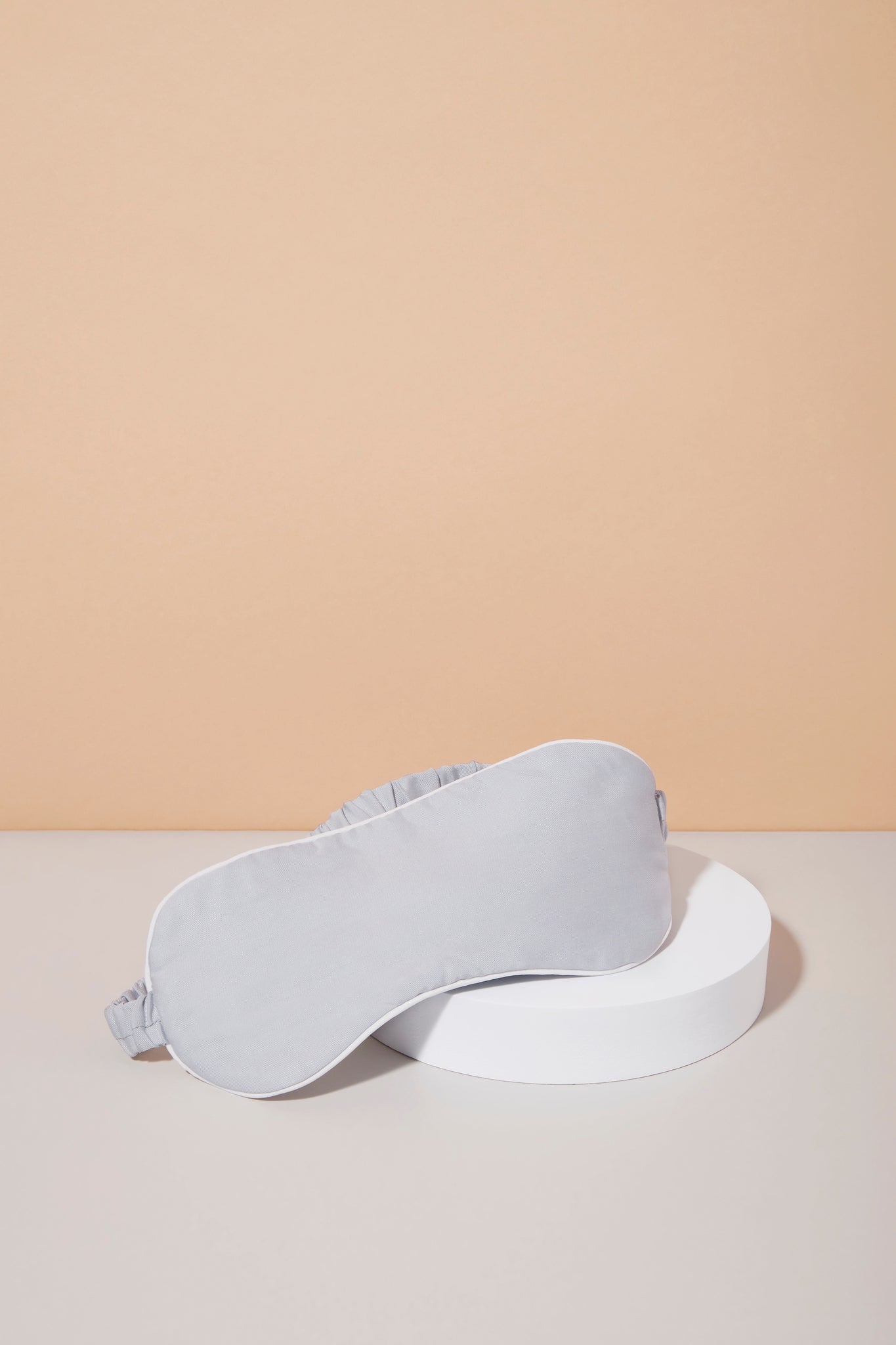 Eva Tencel™ Eye Mask  Eggshell Blue With White Piping | Homebodii