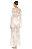 Georgina Long Lace Bridal Robe | Homebodii